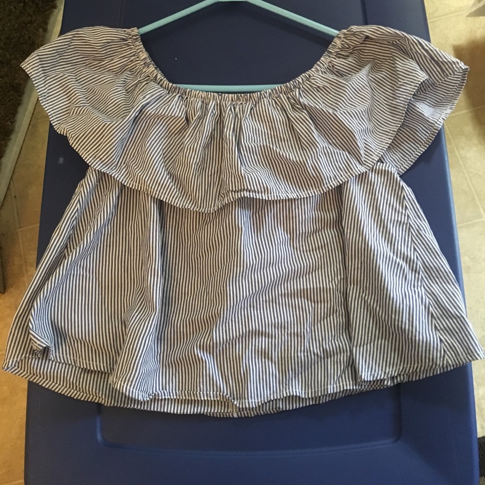 Blue and white Womens Shirt